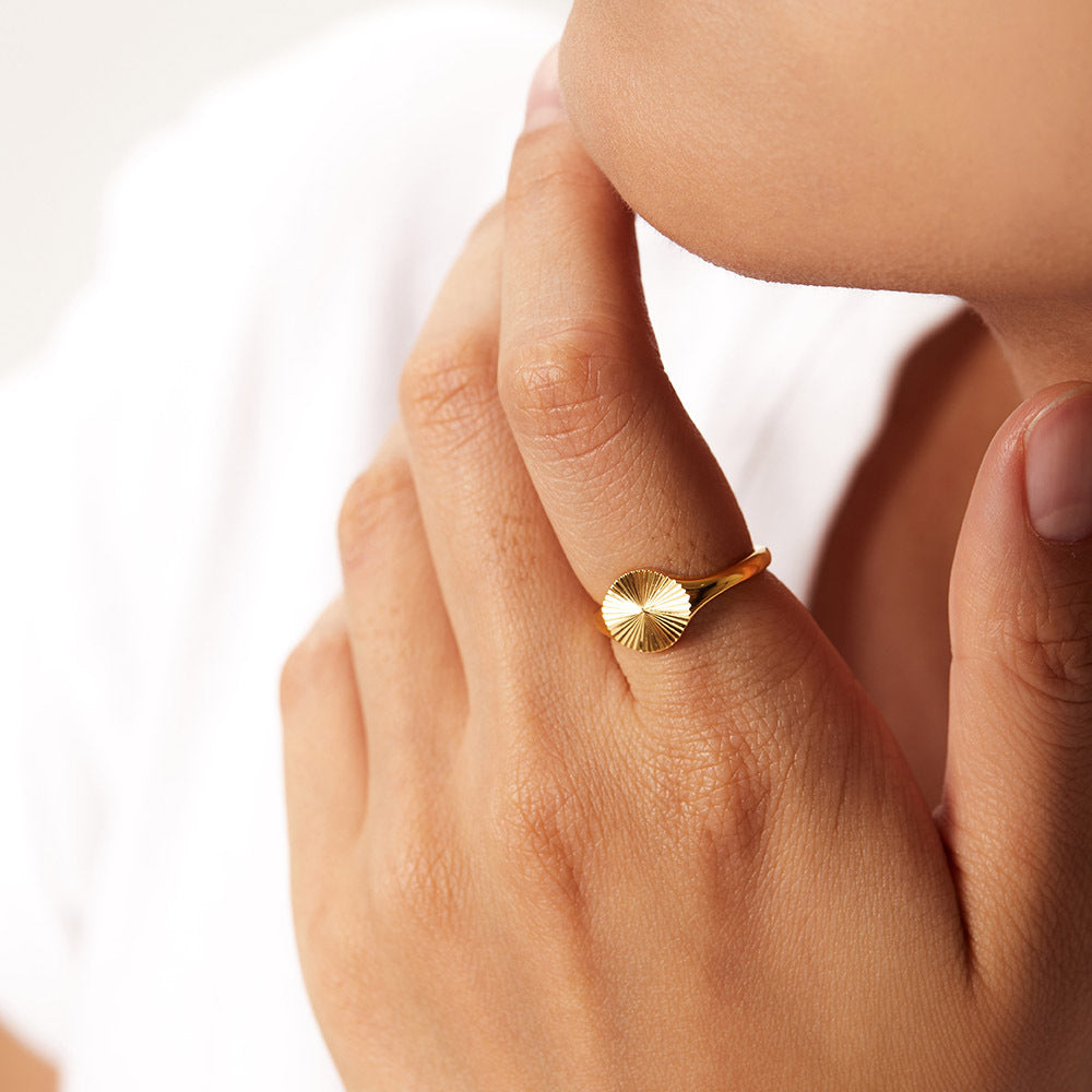 Sun Fashion Jewelry Gift Gold Plating Rings
