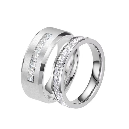 Men's Titanium Steel High-grade Design Style Stainless Rings