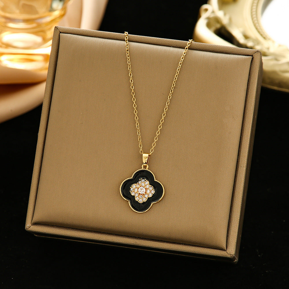 Women's Steel Ornament Design High-grade Light Luxury Necklaces