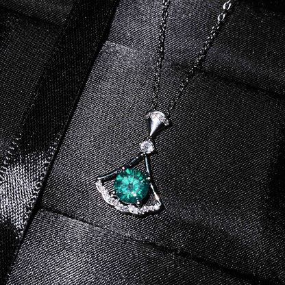 Live Streaming Maldives Blue Green Diamond Deer Pendants