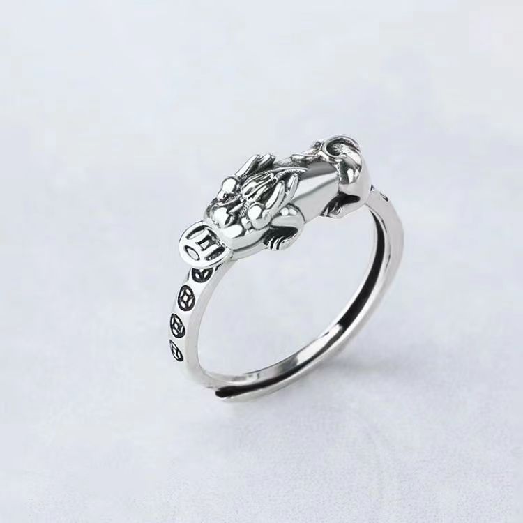 Women's & Men's Fashion Ornament Vintage Thai Sier Diamond Rings