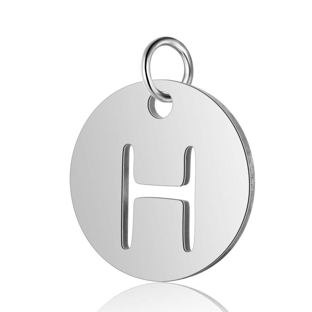 Titanium Steel English Letter Tag Full Set Of Letters Pendants