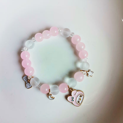 Children's Cartoon Beaded Cute Sweet Princess Style Bracelets