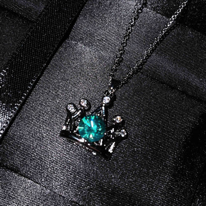 Live Streaming Maldives Blue Green Diamond Deer Pendants