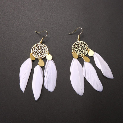 Style Female Temperament Bohemian Vacation Tassel Earrings