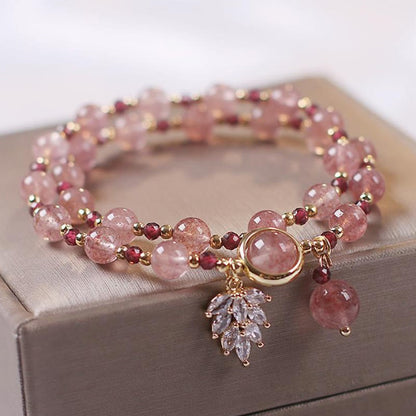 Women's Natural Crystal Korean High-grade Design Color Bracelets