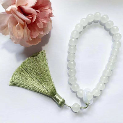 Jade Light Luxury Cat's Paw Elastic Size Bracelets