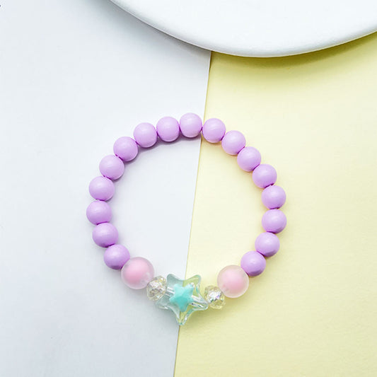 Children's Inner Color Summer Colorful Beads Cute Bracelets