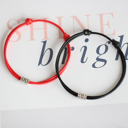 Women's Woven Simple Korean Style Couple Girlfriends Life Bracelets