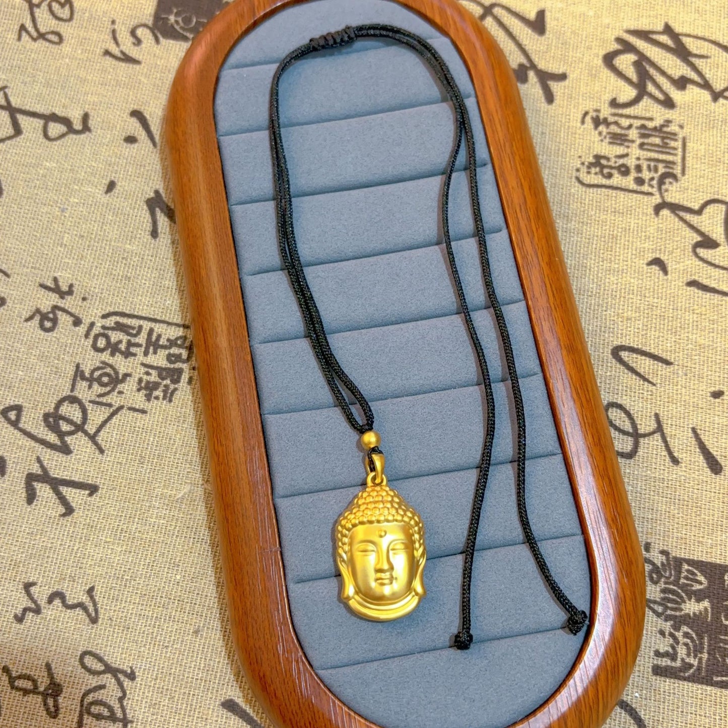 Women's & Men's Fashion Chinese Style Gold Shop Buddha Head Pendants