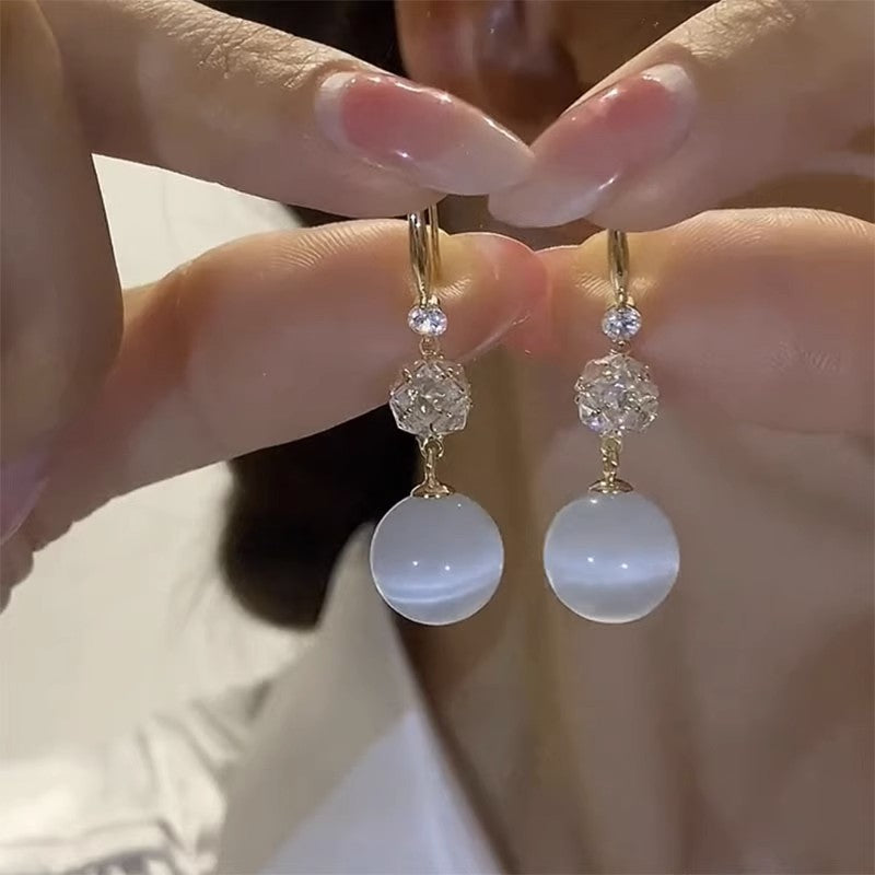 Women's Zircon For Light Luxury Minority Design Earrings