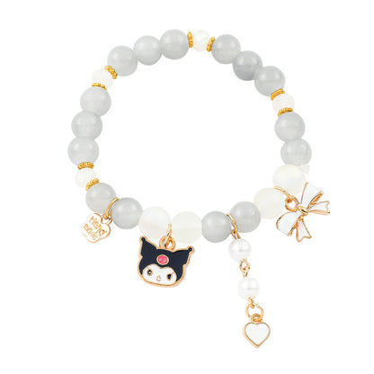 Anime Hello Kitty Clow Beaded Ornament Bracelets