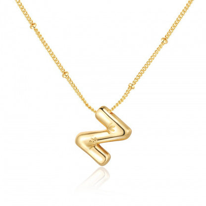 Women's Gold Balloon Glossy English Letter Fashion Pendants