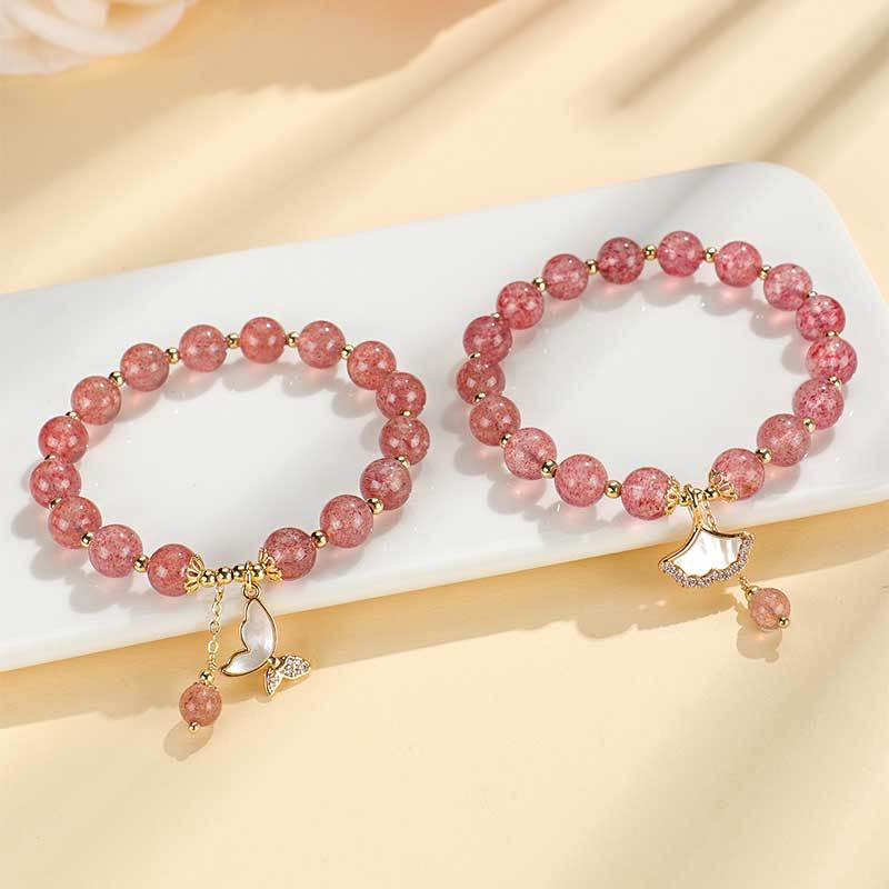 Crystal String Beads Female Fresh Sweet Bracelets