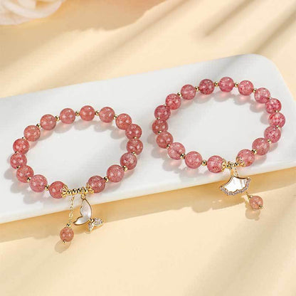 Crystal String Beads Female Fresh Sweet Bracelets