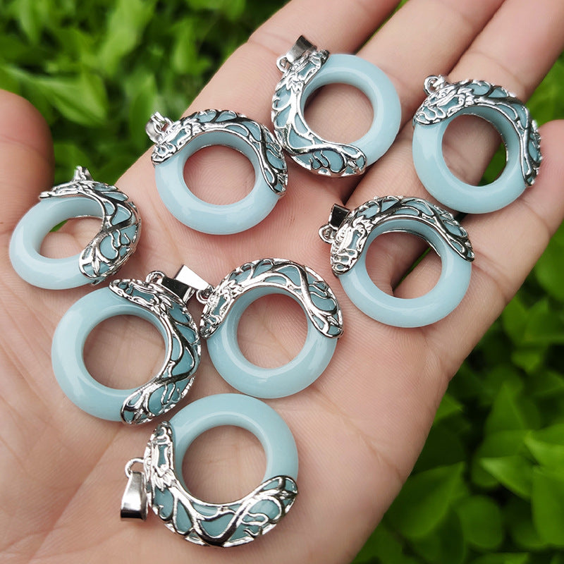 Peace Buckle Sun Moon Guardian Retro Pendants