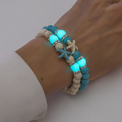 Style Turquoise Turtle Design Bohemian Beach Vacation Bracelets