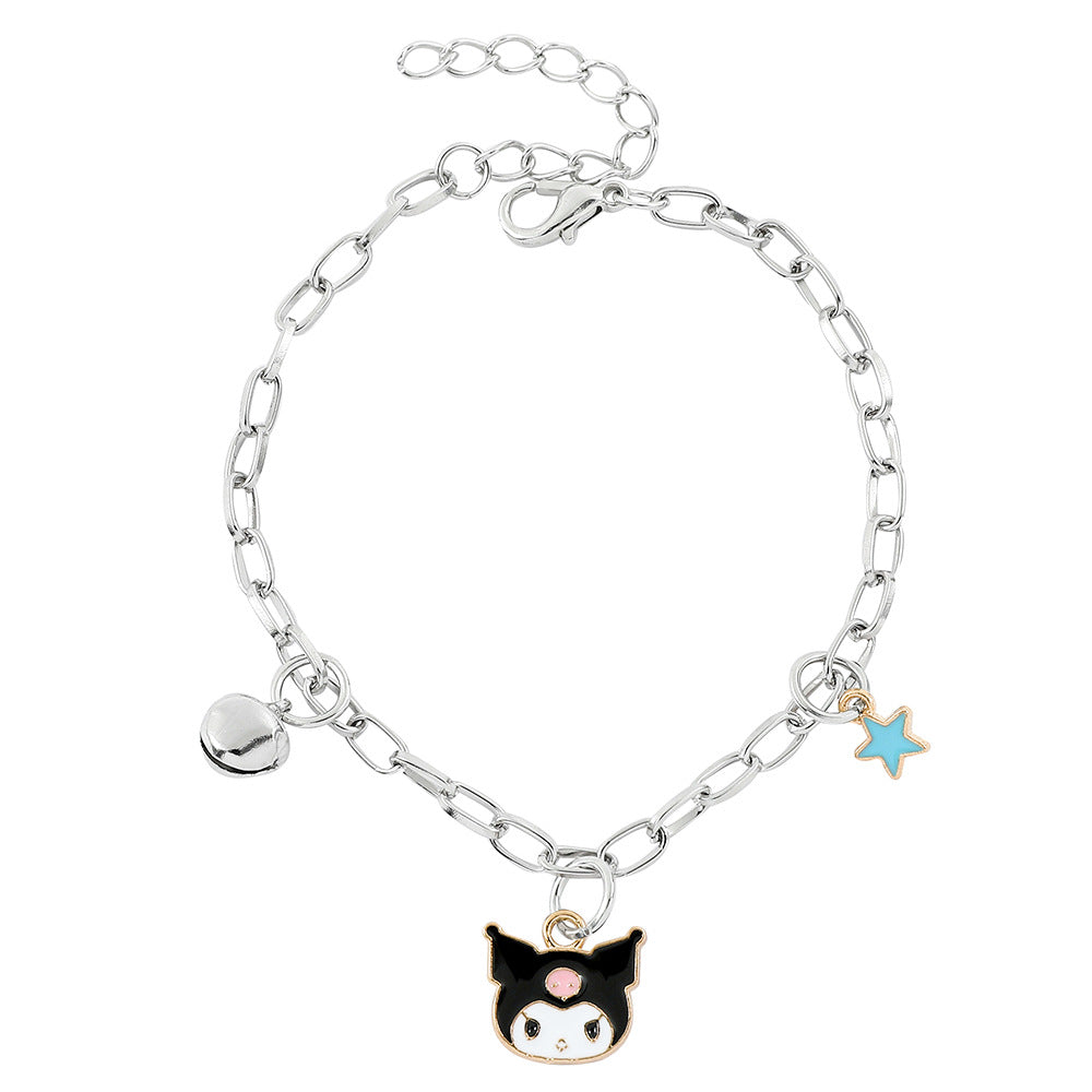 Anime Hello Kitty Clow Beaded Ornament Bracelets