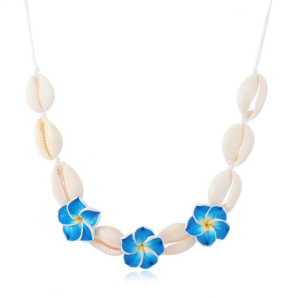 Shell Flower Bohemian Sweet Girly Fashion Simple Necklaces