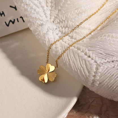 Flower Female Summer Gold Clavicle Chain Necklaces