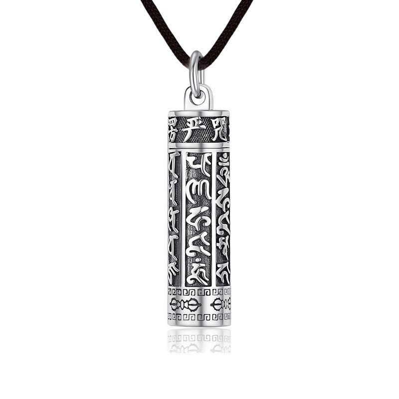 Men's Word Mantra Niche For Statue Of Necklaces