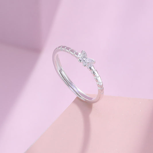 Women's & Men's One Pair Open Adjustable Light Luxury Sweet Rings