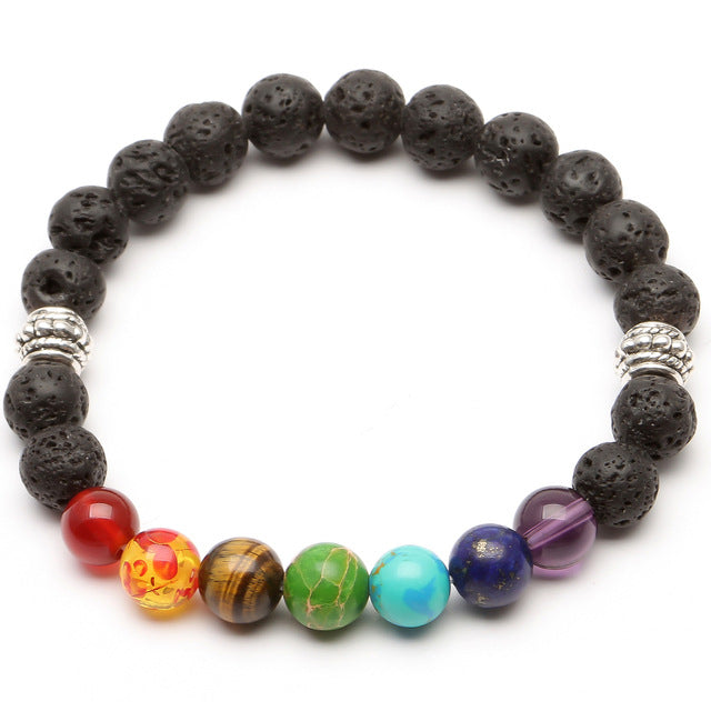 Ornament Eight Planets Volcanic Rock Natural Bracelets