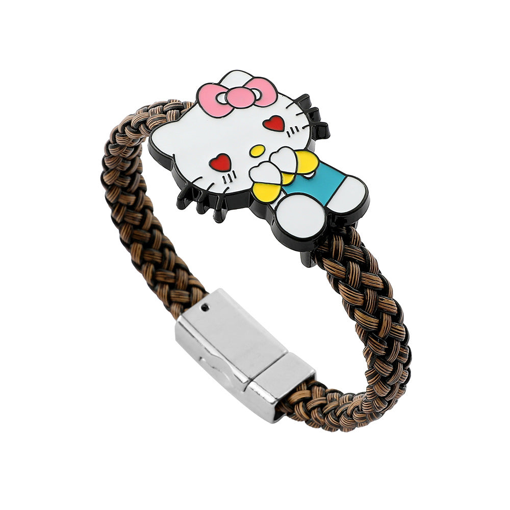 Anime Hello Kitty Clow Beaded Ornament Bracelets