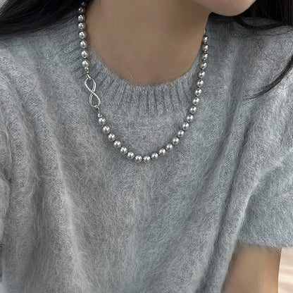 Women's Twin Pearl Light Luxury Minority High-grade Necklaces