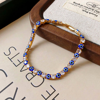 Women's High-grade Light Luxury Zircon Flower Fashion Chinese Valentine's Bracelets