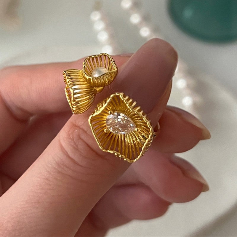 Offer Open Female Retro Fashion Twin Rings