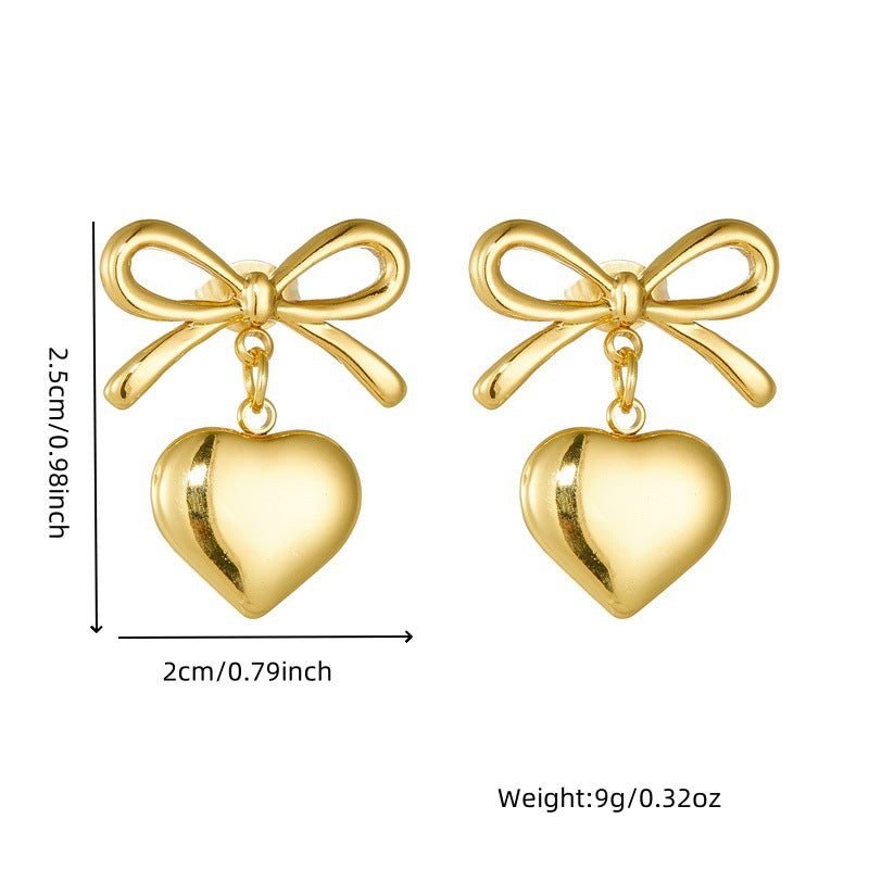 Style Fashion Design Gold-plated Stainless Steel Earrings