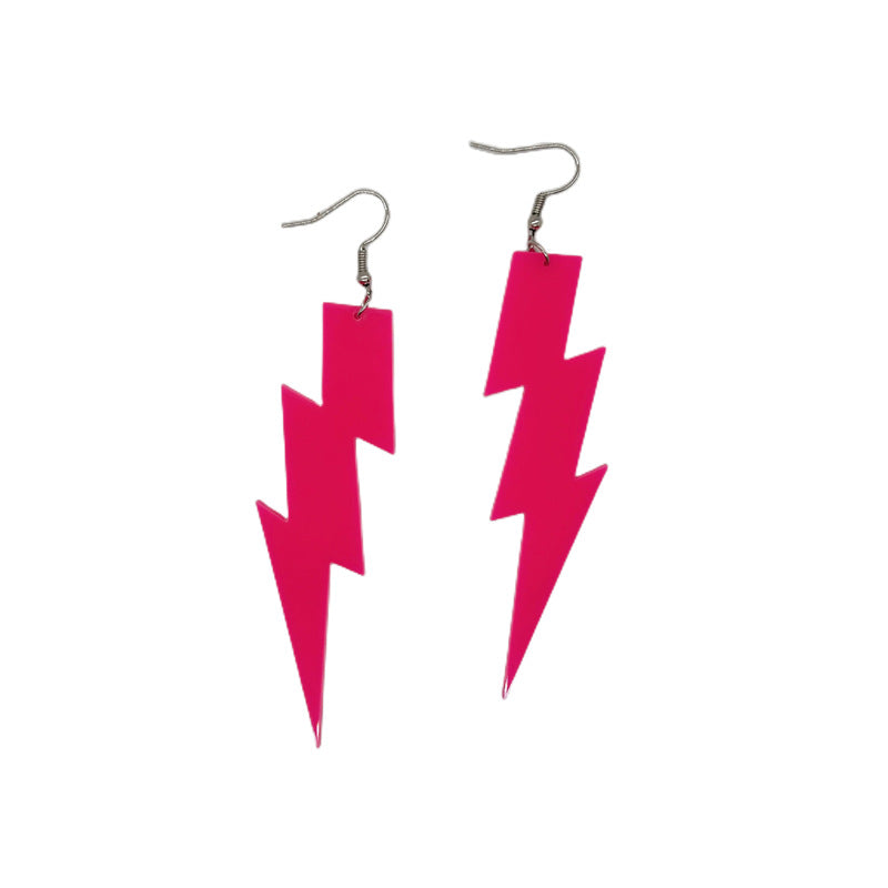 Pentagram Star Lightning Ear Hook Party Decoration Earrings