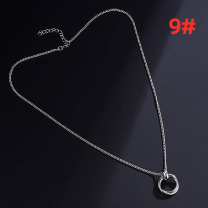 Men's Clavicle Chain Female Personality Couple Street Pendants