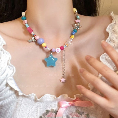 Two Candy Paradise Summer Niche Female Necklaces