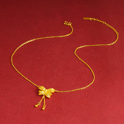 Women's Placer Gold For No Color Fading On Necklaces