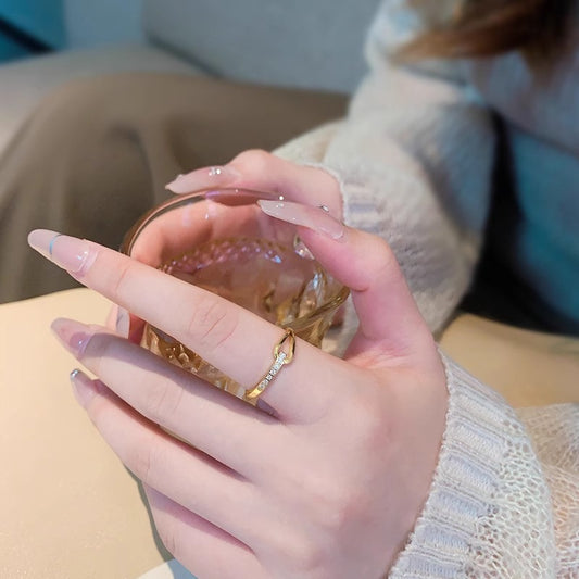 Index Finger Female Design Fashion Titanium Rings