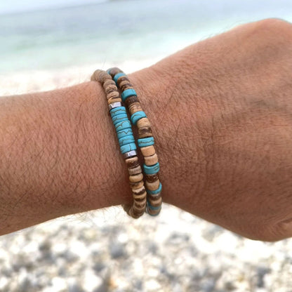 Men's Coconut Shell Handmade Beaded Fashion Simple Bracelets