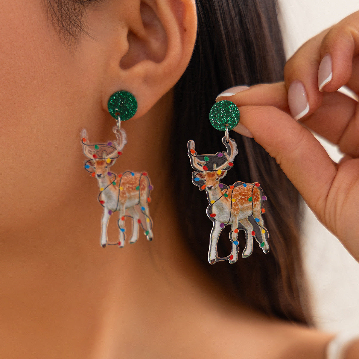 Tassel Eardrop Female Elk Personalized Ear Earrings