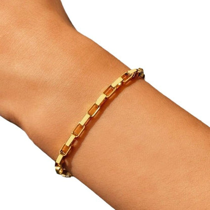 Box Chain Style Simple Lady Jewelry Bracelets