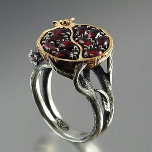 Garnet Timbo Black Gold Popular Fashion Rings