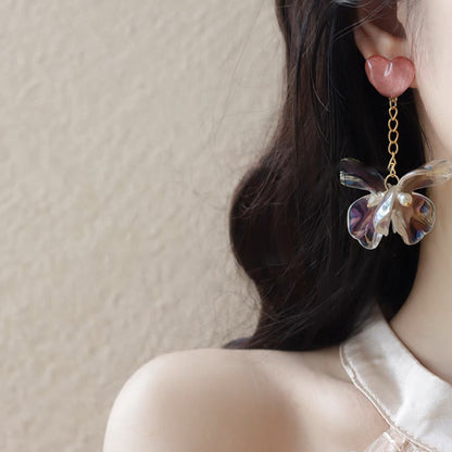 Butterfly Tassel Ear Elegant Sweet Super Earrings