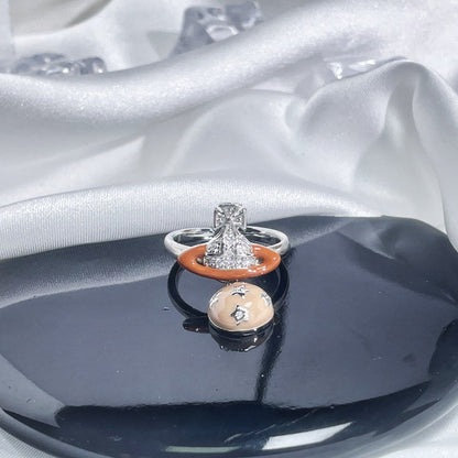Female Simple Personality Planet Exquisite Versatile Punk Rings