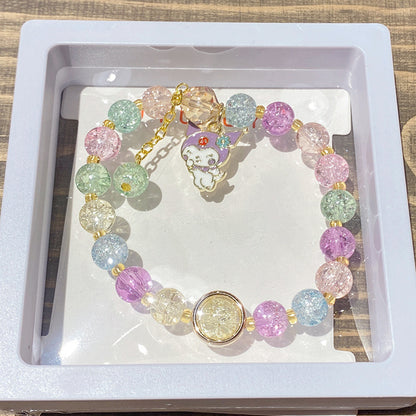 Boxed Beaded Colored Glaze Beads Jewelry Bracelets