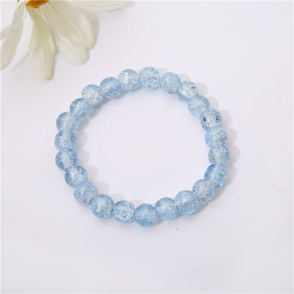 Style Graceful Cute Solid Color Crystal Bracelets