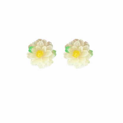 Flower Sweet Flowers Butterfly Fairy Temperamental Versatile Earrings