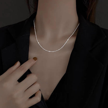 Personality Niche Design Super Shiny Pure Necklaces