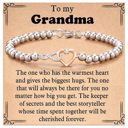 For Ladies Steel Ball Infinite Love Bracelets