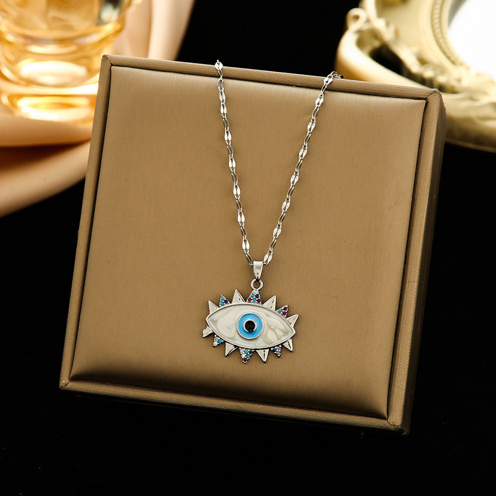 Women's Steel Ornament Design High-grade Light Luxury Necklaces