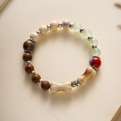 Ceramic Ornament Fashion Flower Glaze Beads Casual Bracelets